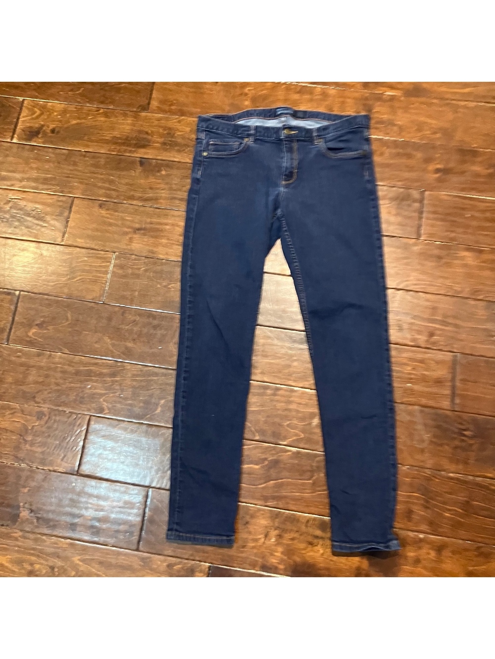 Patagonia Women's Minimalist Dark Blue Stretchy Skinny Normcore Jeans Size 32/14
